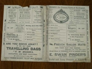 Troba at the Empress Theatre of Varieties Programme (Front Cover) - From the Tyne and Wear Archives